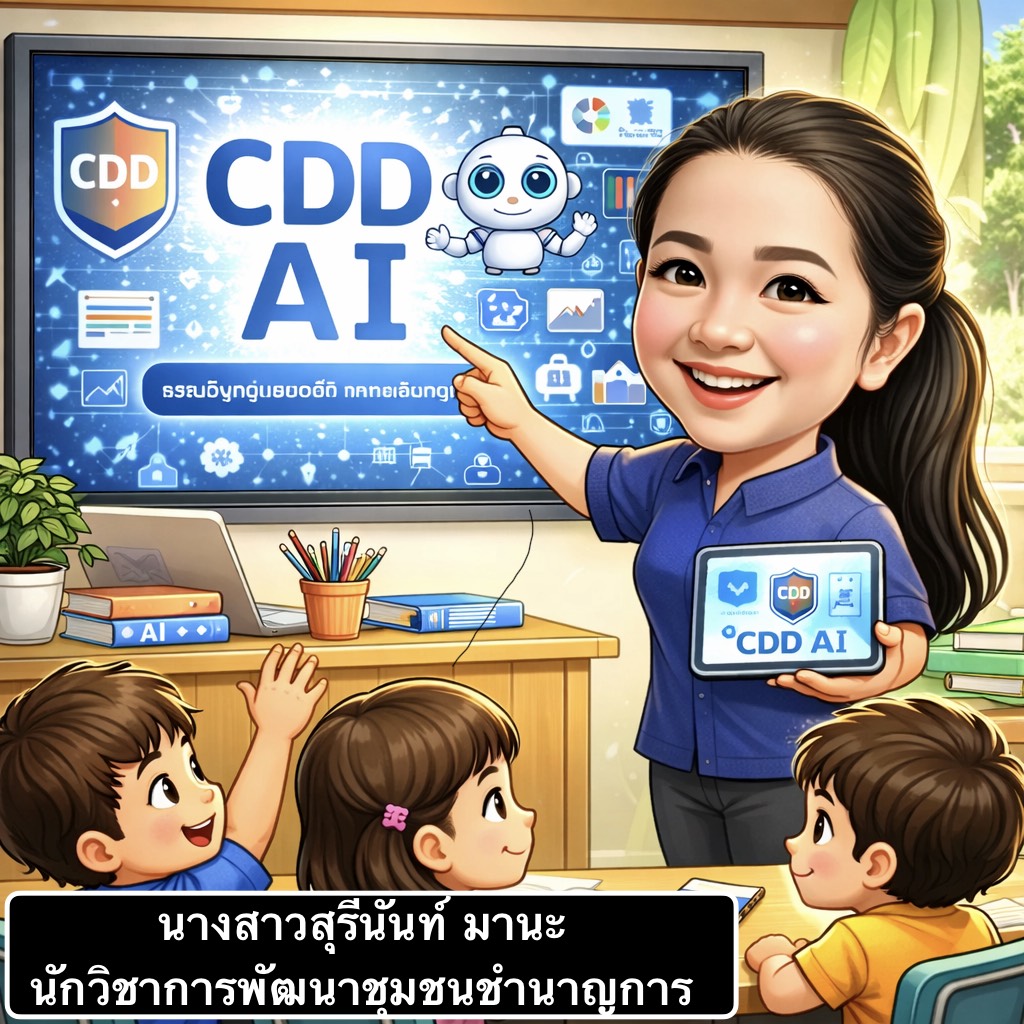 📣สำนักงานพัฒนาชุมชนอำเภอเสริมงามประชาสัมพันธ์ระบบ CDD AI ผู้ช่วยพัฒนากร บริการอัจฉริยะ เพื่อการพัฒนาชุมชน 📱เริ่มต้นพูดคุยกับ CDD AI Chatbot ได้แล้ววันนี้ ที่ 👉 https://cddata.cdd.go.th/cddai/   🤖 “CDD AI Chatbot” รู้ลึกเรื่องงานพัฒนาชุมชน ผู้ช่วยอัจฉริยะที่อยู่เคียงข้างพัฒนากรและประชาชน   #CDDCHATBOT #CDDAI