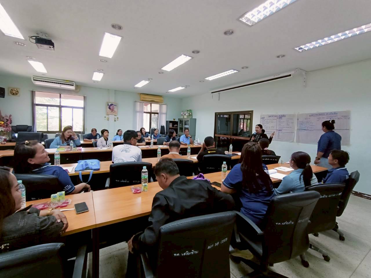 สพอ.เสริมงาม : ดำเนินการประชุมเชิงปฏิบัติการจัดทำและประสานแผนพัฒนาตำบลเสริมซ้าย